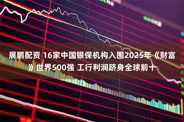 展鹏配资 16家中国银保机构入围2025年《财富》世界500强 工行利润跻身全球前十